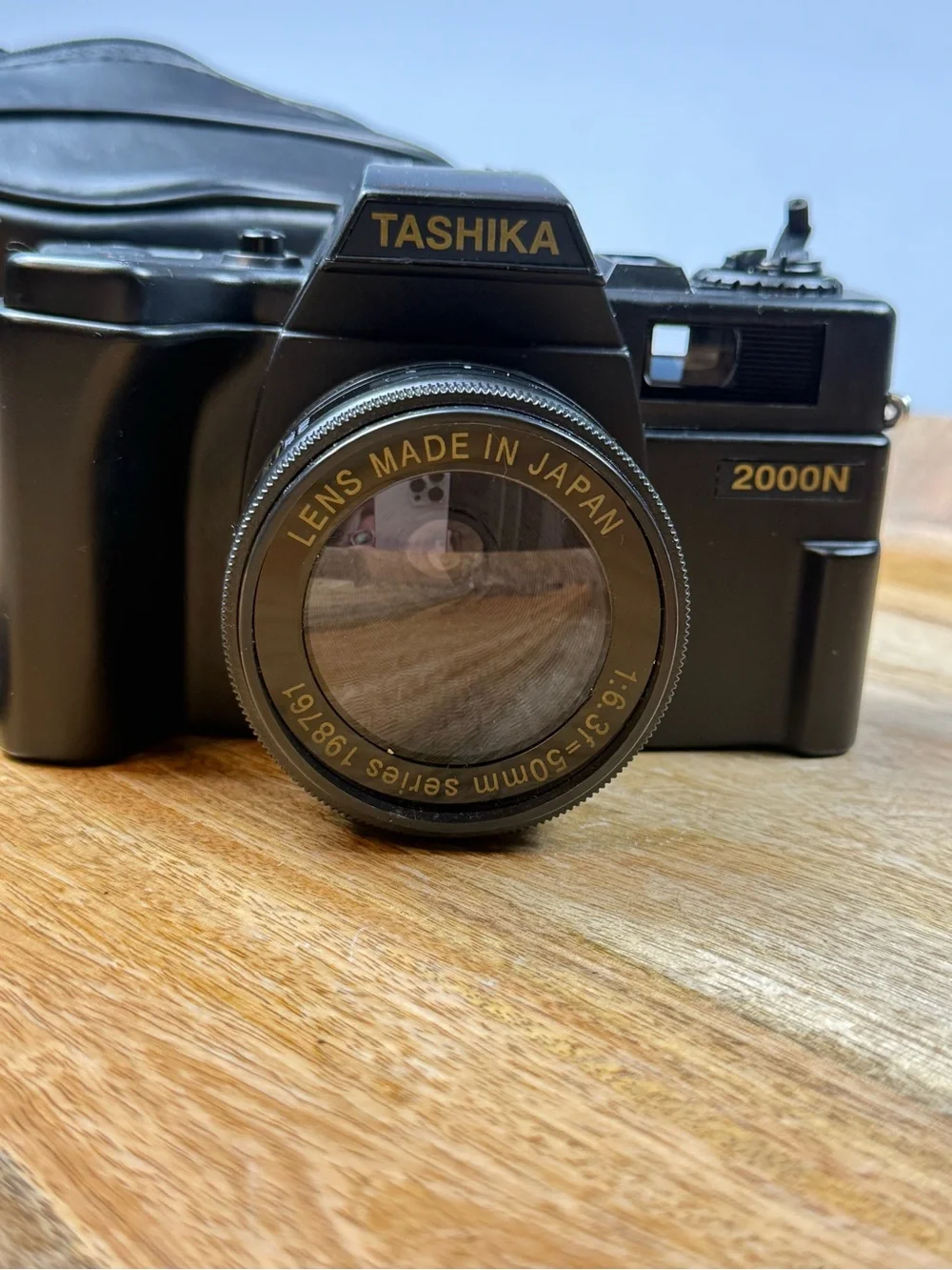 Vintage Tashika 2000N Film Camera w Original Case Japan Lens